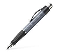 Faber-Castell Bolígrafo Grip Plus Ball 140789, grosor M, gris piedra, 1 unidad