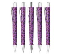 FABER-CASTELL - Bolígrafo Poly Ball Leo Nightshade, 5 unidades