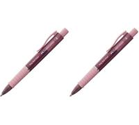 Faber-Castell - Bolígrafo Poly Ball View Rose Shadows (Paquete de 2)