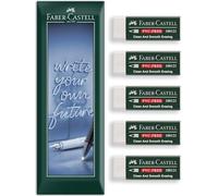 Faber-Castell Borrador sin PVC | Borrador blanco 7081N | Borrador suave, limpio, sin manchas, no tóxico para escuela, oficina y arte, en embalaje de sobre (5)