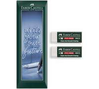 Faber-Castell Borrador sin PVC | Borrador blanco 7081N | Borrador suave, limpio, sin manchas, no tóxico para escuela, oficina y arte, en embalaje de sobre (2)