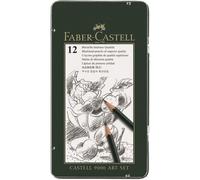 Faber Castell CASTELL 9000 Lápices Mixtos de Grafito, Pack de 12