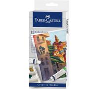 FABER-CASTELL - Set de pinturas al óleo, 12 tubos de 9 ml cada uno