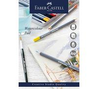 Faber-Castell Creative Studio - Bloc de pintura acrílica, A5, papel engomado sin ácidos, 240 g/m², 15 hojas para pintura acrílica, artes, manualidades, hogar y escuela