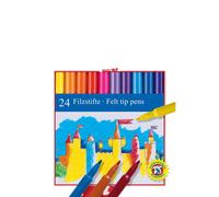 Faber-Castell Estuche Cartón 24 Rotuladores Escolares
