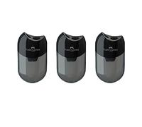 FABER-CASTELL 205005 - Doble sacapuntas 183500, color de la carcasa - negro/transparente, 3 unidades