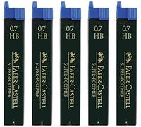 Faber-Castell Faber Castell Super-Polimer 120700 - Minas finas (5 unidades, 0,7 HB)