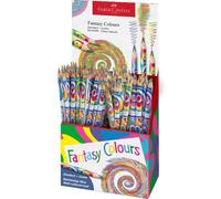 Faber-castell fantasia expositor con 84 lapices con mina multicolor -