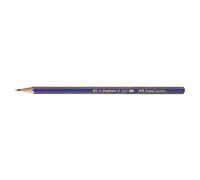 Faber-Castell 112513 - Caja con 1 ecolápiz de grafito Goldfaber 1221, forma hexagonal, graduación 3H