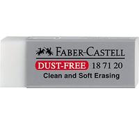 Faber-Castell – Juego de 10 gomas de plástico Dust-free sin PVC – 62 x 22 x 13 mm – Gris