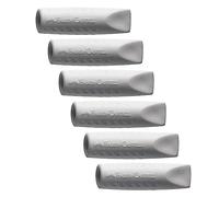 FABER-CASTELL - Goma de borrar Grip 2001 Eraser Cap, 12 unidades | Goma de borrar acoplable para lápices, para un borrado limpio y preciso