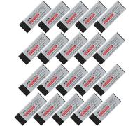 FABER-CASTELL - Gomas de borrar Dust-Free negras, 20 unidades