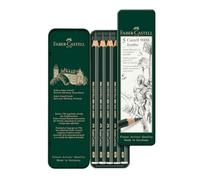 Faber-Castell Lapiceros de grafito 9000 Jumbo – HB, 2B, 4B, 6B, 8B – Caja x5 surtidos