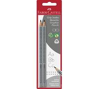 Faber-Castell Agarres para lápices Jumbo 111997 – 2 piezas – B fuerza – Importado de Alemania