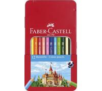 FABER-CASTELL - Lápices de colores Hexagonal, juego de 12 | Lápices de colores con mina resistente a la rotura y colores vivos para niños y adultos
