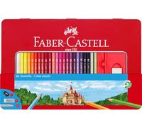 Faber-Castell Estuche de Metal 115886 – 36 lápices de colores