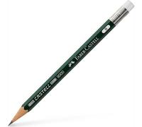 Faber Castell Lápiz Corto Con Goma Para Recambio 9000 B (Set de 3) (Set de 3)