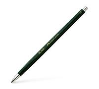 FABER-CASTELL - Lápiz de mina retráctil TK 9400, mina de 2 mm, 3B | Pinza resistente para una sujeción firme de la mina, recargable con minas TK 9071, para dibujar y esbozar
