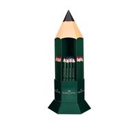 FABER-CASTELL Lápiz grueso bicolor rojo/azul con expositor de 60 unidades
