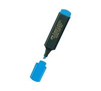 FABER-CASTELL Lot de 12 Surligneurs TEXTLINER 48 Rechargeable Pte Biseautée Bleu fluo