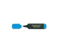 FABER-CASTELL Lot de 6 Surligneurs TEXTLINER 48 Rechargeable Pte Biseautée Bleu fluo