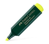 FABER-CASTELL - Marcador de texto amarillo neón, 48 unidades
