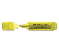Faber Castell Marcador fluorescente cuerpo traslucido amarillo 154607