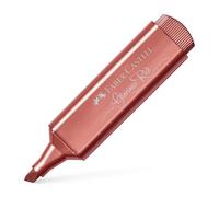 Faber-Castell Marcador Textliner 46 metálico Rojo (10 Unidades)