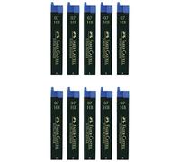 Faber-Castell Minas de polímero superfino (10 dosis, 0,7 HB)