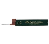 Faber Castell Minas Super-Polymer 0.5 mm HB Estuche 12 Unidades Grafito