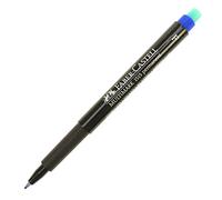 Faber-Castell - Juego de 6 rotuladores Multimark CD 12 pulgadas - permanente F, azul