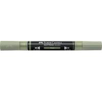 Faber-Castell Multimark - Rotulador acrílico doble color 172, salvia, suministros para juegos de arte, marcador acrílico a base de agua, doble extremo, punta gruesa y fina, marcadores artísticos