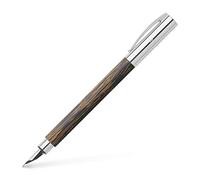 Faber-Castell Ambition Cocos 148171 - Pluma estilográfica, ancho F, incluye caja de regalo y convertidor