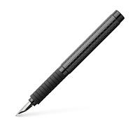 Faber-Castell 148823 Basic Black - Pluma estilogrfica (carbono, plumn ancho), color negro