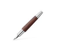 FABER-CASTELL Pluma estilográfica E-Motion marrón - negro marrón