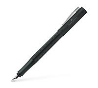 FABER-CASTELL - Pluma estilográfica GRIP 2011, plumín B, negro