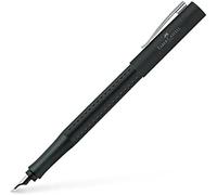 Faber-Castell Pluma estilográfica Grip 2011 Punta F Negro mate