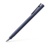 FABER-CASTELL - Pluma estilográfica Neo Slim, plumín F, azul oscuro