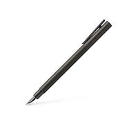 Faber-Castell Estilográfica Neo Slim Aluminio – Trazo F – Negro