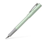 Faber-Castell - Pluma estilográfica para Grip Pearl Edition, b, color negro