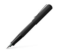 FABER-CASTELL - Pluma Hexo, negro mate, plumín M
