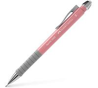 Faber Castell Portaminas 2325 Apollo 0,5 mm Rosa Lápiz Moderno Ergonómico con Goma de Borrar Integrada