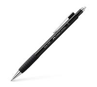 Faber-Castell Portaminas GRIP 1347 – negro, 0,7 mm dureza B, goma integrada, 1 unidad