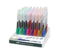Faber Castell Roller Fast Gel Grip 0.7mm Surtido 40 Unidades