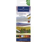 Faber-Castell Rotuladores Goldfaber Aqua Dual 164521 – Pack de 6, doble punta – Toscana