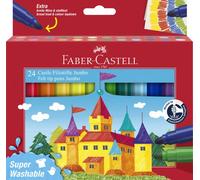 FABER-CASTELL Rotulador Jumbo Caja de 24 (Set de 6)