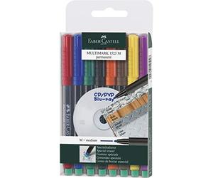 Faber-castell - rotulador multimark permanent m, 8 colores