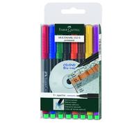 Faber-Castell Rotuladores permanentes MULTIMARK 152309, grosor S, estuche 8 unidades