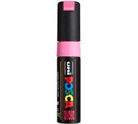 Rotulador Uni Posca PC-8K Pintura Cristal Pluma Ancha Punta Plana 8.00mm Rosa Fluorescente