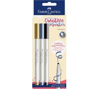 FABER-CASTELL - Rotuladores Goldfaber Creative Calligraphy, 3 rotuladores